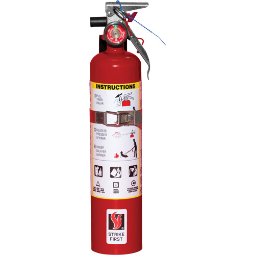 Fire Extinguisher, ABC, 2.5 lbs. Capacity Equipex