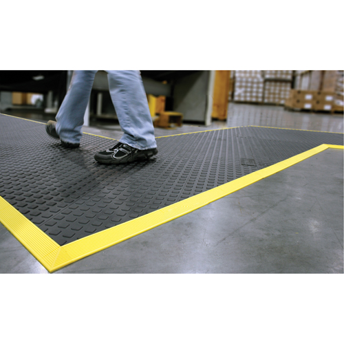 Tapis Rejuvenator Connect No 502, Polyur&eacute;thane, 3' la c, 3' lo, 5/8" &eacute;paisseur, Noir Equipex