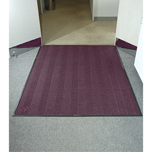 Tapis Waterhog Eco Elite, Essuie-pieds/grattoir, 4' x 20' x 3/8", Marron Equipex