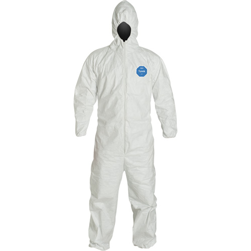 Combinaisons &agrave; capuchon, 3T-Grand, Blanc, Tyvek 400 Equipex