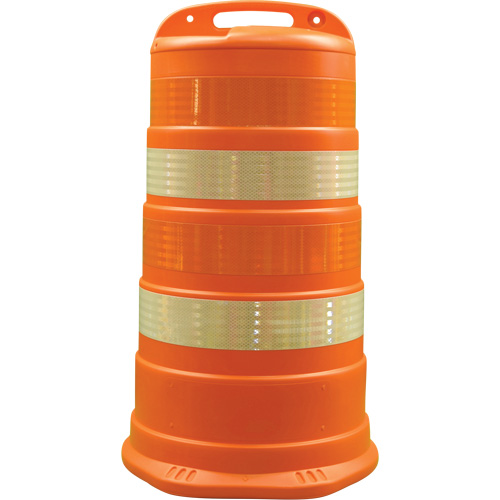 Barils pour canalisation du trafic Trailboss, Hauteur 41,27'', Orange Equipex