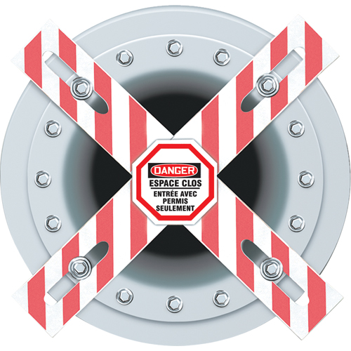 Danger Man-Way Cross Barrier Equipex