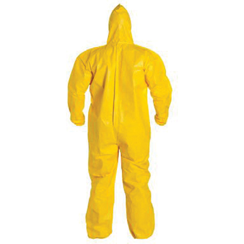 Hooded Coveralls, Tychem&reg; 2000, 3X-Large, Yellow Equipex