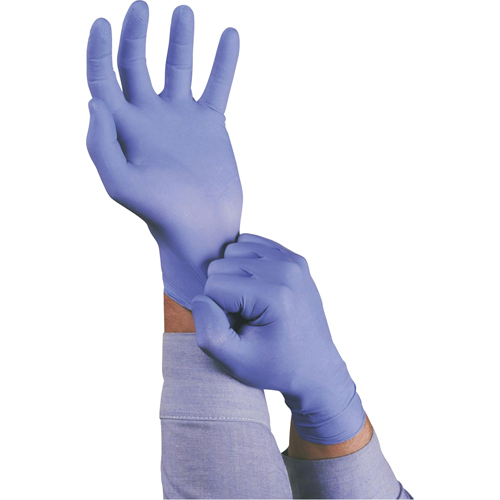 TouchNTuff&reg; 92-675 Gloves, 2X-Large, Nitrile, 5-mil, Powder-Free, Blue Equipex