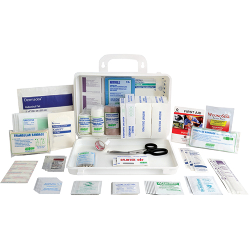 Trousses de premiers soins pour les sports, Dispositif m&eacute;dical Classe 1, Boîte en plastique Equipex