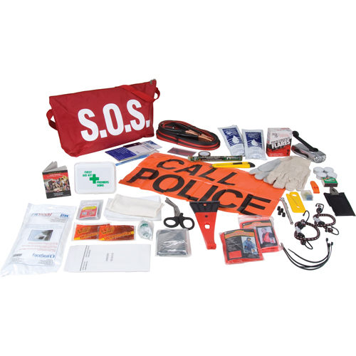 Trousses de premiers soins & de secours d'urgence, Dispositif m&eacute;dical Classe 1, Sac en nylon Equipex