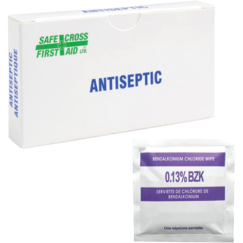 Lingettes antiseptiques au chlorure de benzalkonium, Serviette, Antiseptique Equipex