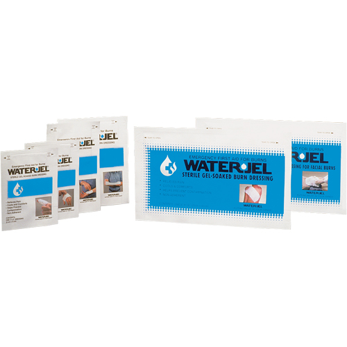 Pansements pour brûlures Water Jel, 4" x 4", Classe 2 Equipex