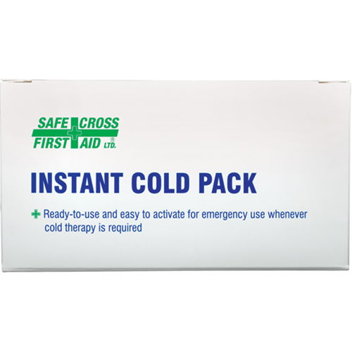 Instant Compress Packs, Cold, Single Use, 4" x 6" Equipex