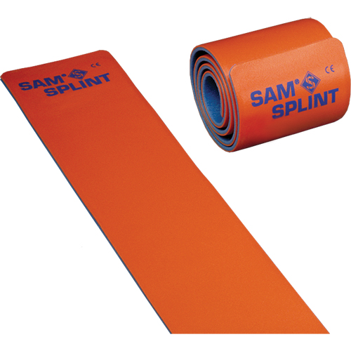 Attelles Sam, Polyvalent, Aluminium rembourr&eacute; au caoutchouc-mousse, 36", Classe 1 Equipex