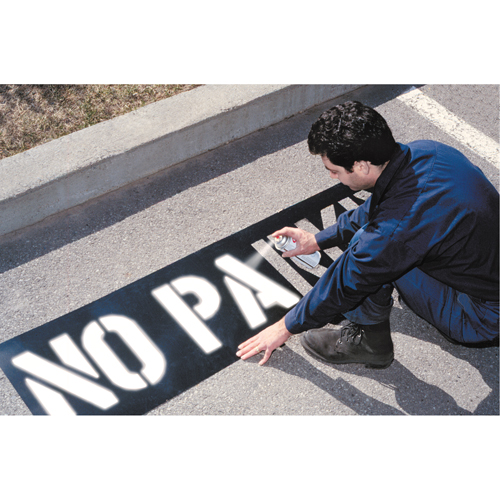 Pochoirs pour parc de stationnement, Anglais, 12" Equipex