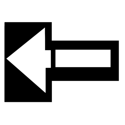 Pochoirs pour parc de stationnement, Anglais, 12" x 37" Equipex