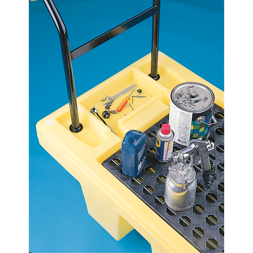 Poly-Spillcart Cart, 66.5" L x 29" W x 43.9" H, 57 US gal. Spill Cap. Equipex