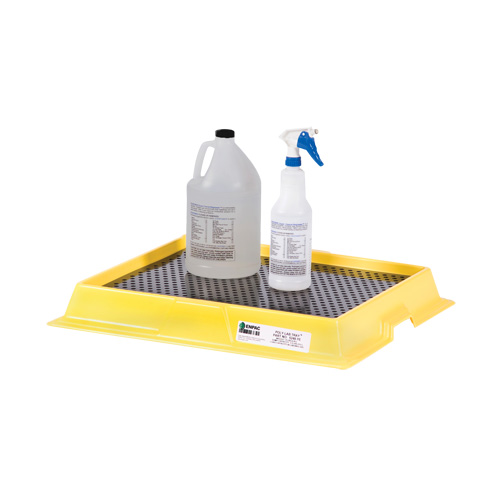 Poly-Labtray, 25.5" L x 22" W x 3.25" H, 2.5 US gal. Spill Capacity Equipex