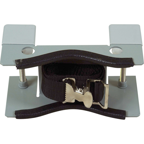 Bench Mount Single Gas Cylinder Support Bracket Equipex