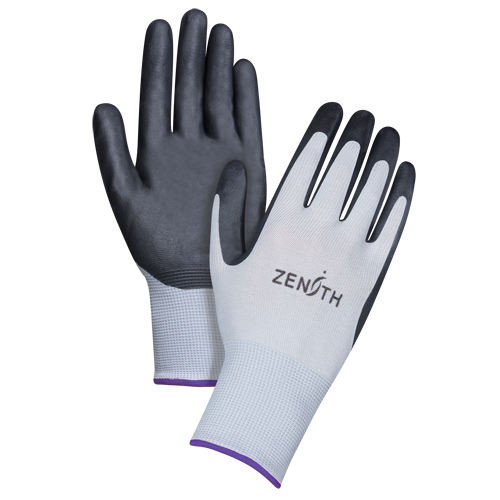 Lightweight Breathable Coated Gloves, 6/X-Small, Foam Nitrile Coating, 13 Gauge, Polyester Shell Equipex