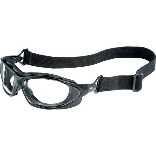 Uvex&reg; Seismic&reg; Safety Goggles, Clear Lens, Anti-Scratch, Closed Vent Equipex