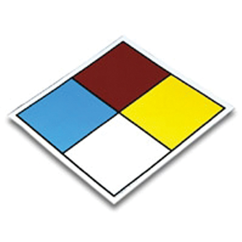 Blank NFPA Safety Placard, Vinyl Equipex