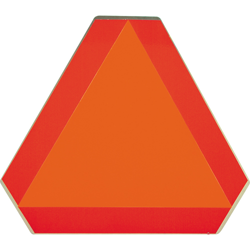Panneaux de signalisation pour v&eacute;hicules lents, Aluminium, 16" la x 16" h Equipex