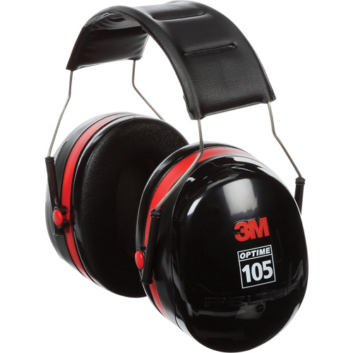 Peltor Optime 105 Series Earmuffs, Headband, 30 NRR dB Equipex