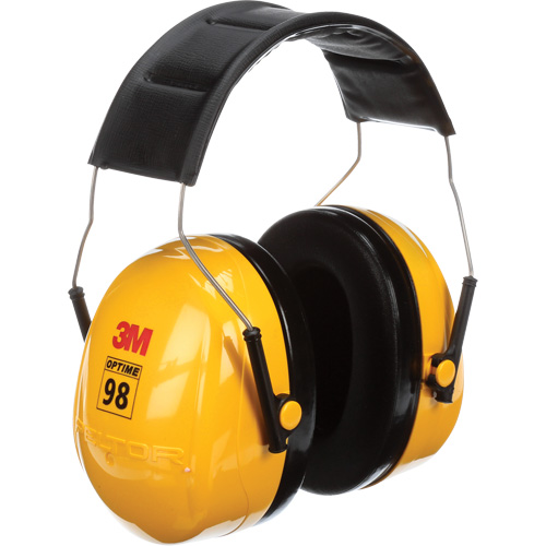 Peltor Optime 98 Series Earmuffs, Headband, 25 NRR dB Equipex