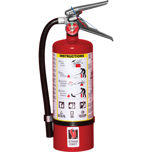 Fire Extinguisher, ABC, 5 lbs. Capacity Equipex