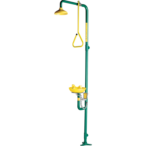 Combinaison de douche & douche oculaire/faciale a&eacute;r&eacute;e Safe-T-Zone Equipex