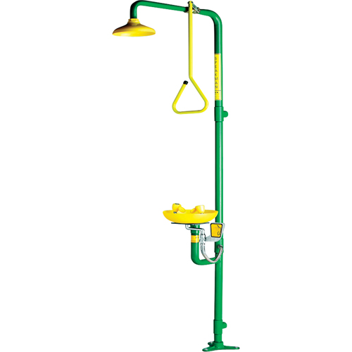 Combinaison de douche & douche oculaire a&eacute;r&eacute;e Safe-T-Zone Equipex