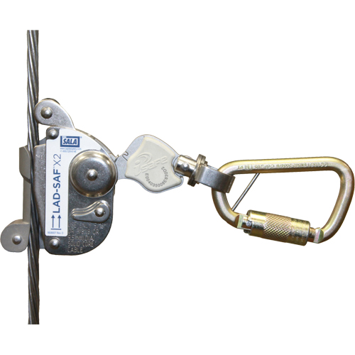 Manchon amovible pour c&acirc;ble Lad-Saf X2, Dia de la corde 5/8"/3/8" Equipex