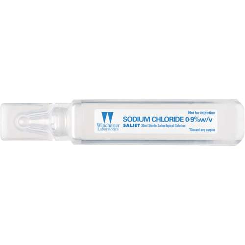 Saljet Single Dose Saline Solution, 1.01 oz. Equipex