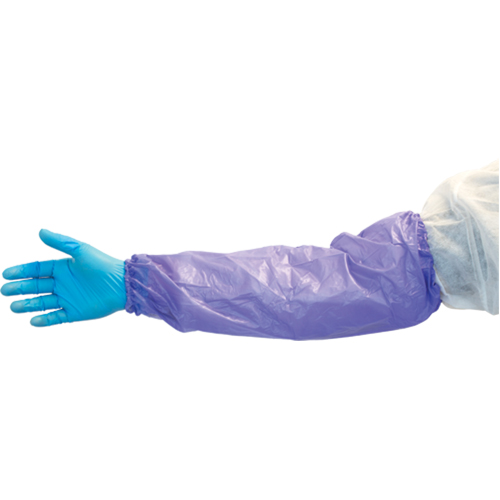 Lightweight Sleeves, 18" long, Vinyl, Blue Equipex