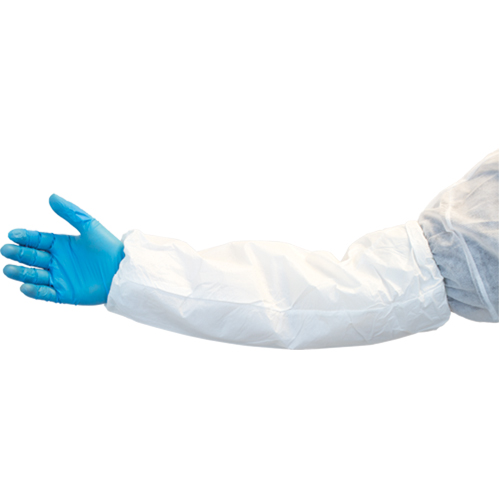 Lightweight Sleeves, 18" long, Vinyl, White Equipex