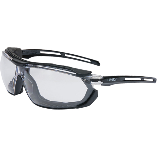 Lunettes de s&eacute;curit&eacute; &eacute;tanches Uvex Tirade, Lentille Transparent, Antibu&eacute;e, ANSI Z87+/R&eacute;pond ou surpasse la norme CSA Z94.3 Equipex