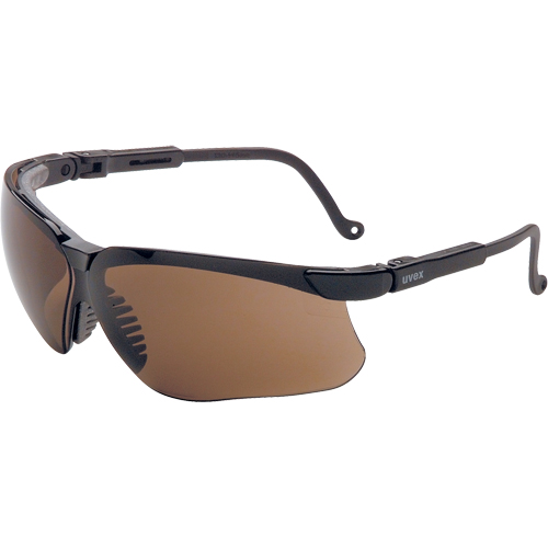 Lunettes de s&eacute;curit&eacute; Uvex Genesis avec lentilles HydroShield, Lentille Brun, Antibu&eacute;e, R&eacute;pond ou surpasse la norme CSA Z94.3 Equipex