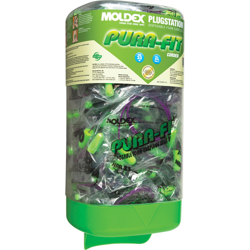 PlugStation&reg; with Corded Pura-Fit&reg; Earplugs Equipex