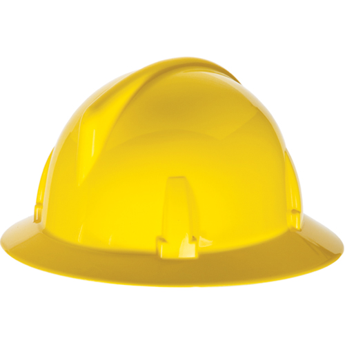 TopGard&reg; Full Brim Hardhat, Meets CSA Type 1, Ratchet Suspension, Non-Vented Equipex