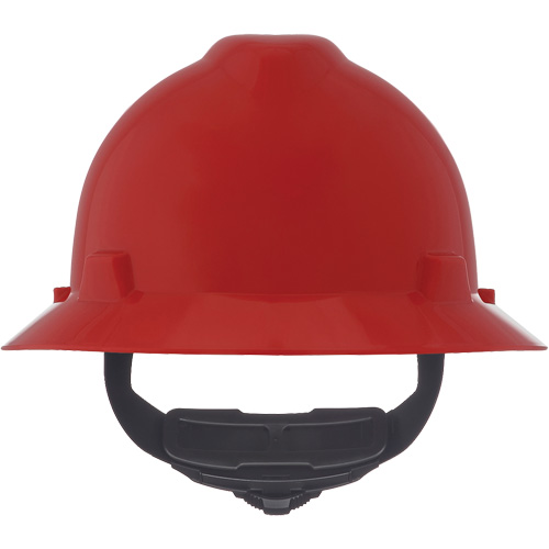 Casques de s&eacute;curit&eacute; &agrave; bordure compl&egrave;te V-Gard, R&eacute;pond aux normes CSA type 1, Suspension Rochet, Non ventil&eacute; Equipex