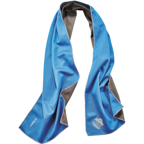 Serviette de refroidissement en microfibre Chill-Its 6602MF, Bleu Equipex