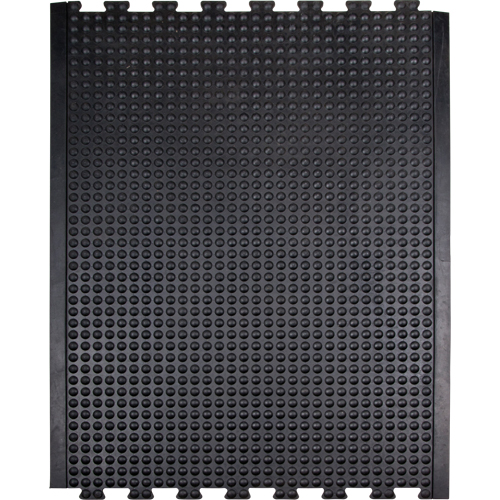 Anti-Fatigue Dome Matting, Bubbled, 3' x 4' x 1/2", Black, Rubber Equipex
