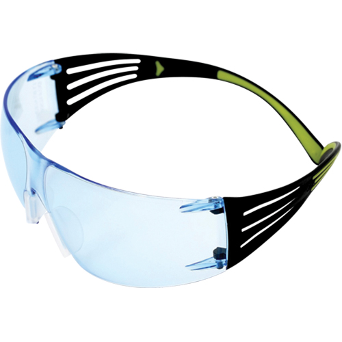 Lunettes de s&eacute;curit&eacute; SecureFit s&eacute;rie 400, Lentille Bleu, Antibu&eacute;e/Anti-&eacute;gratignures, ANSI Z87+/R&eacute;pond ou surpasse la norme CSA Z94.3 Equipex