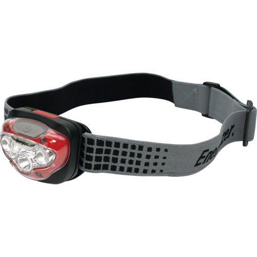 HD Vision Industrial Headlamp, LED, 300 Lumens, 4.33 Hrs. Run Time, AAA Batteries Equipex