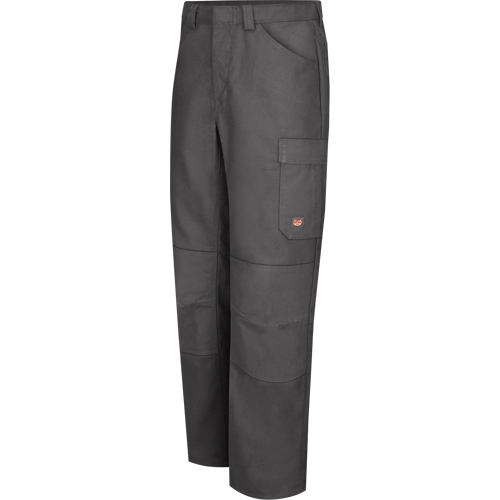 Performance Shop Pants, Canvas/Cotton/Polyester, Charcoal, Size 30, 37 Inseam Equipex