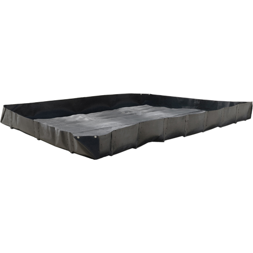 Economy Berms, 187 gal. Capacity, 5' W x 5' L x 12" H, L-Bracket Equipex