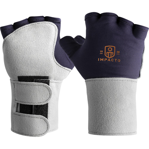 Anti-Impact Glove With Wrist Support, Medium, Synthetic Palm, Slip-On Cuff Equipex