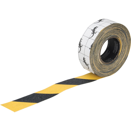 Premium Anti-Skid Tape, 2" x 60', Black & Yellow Equipex