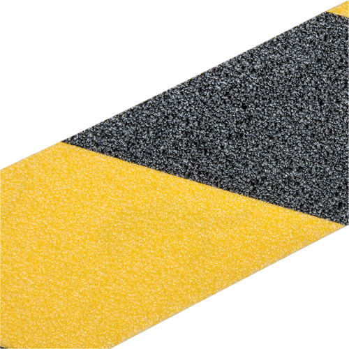 Premium Anti-Skid Tape, 2" x 60', Black & Yellow Equipex