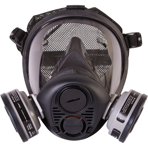 North&reg; RU6500 Series Full Facepiece Respirator, Silicone, Large Equipex