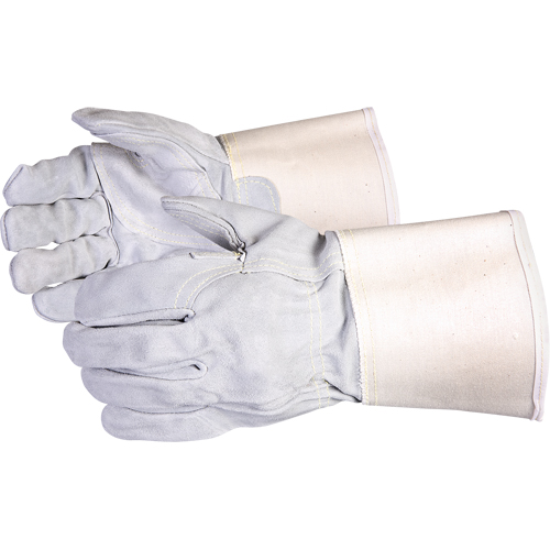 Endura&reg; Premium Cut-Resistant Fitters Gloves, Medium, Split Cowhide Palm Equipex