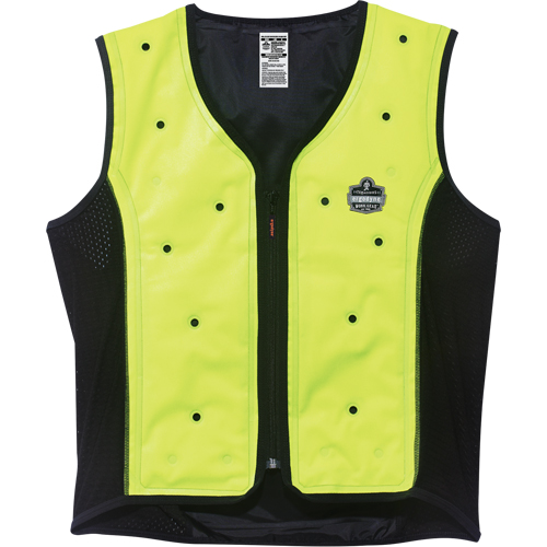 Vestes refroidissantes &agrave; &eacute;vaporation s&egrave;che Chill-Its 6685, T-Grand, Jaune lime haute visibilit&eacute; Equipex