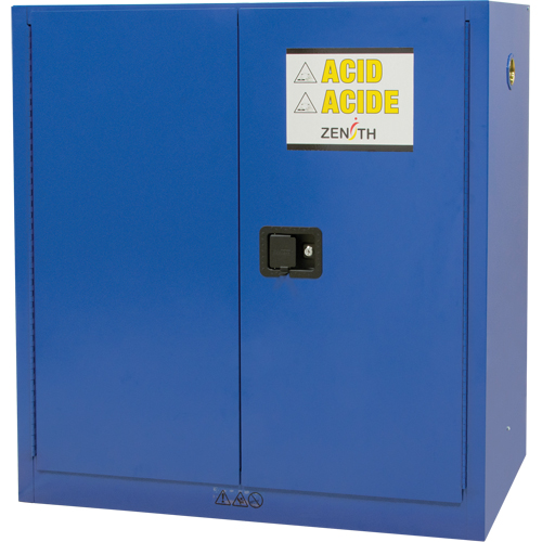 Corrosive Liquids Cabinet, 30 gal., 43" x 44" x 18" Equipex